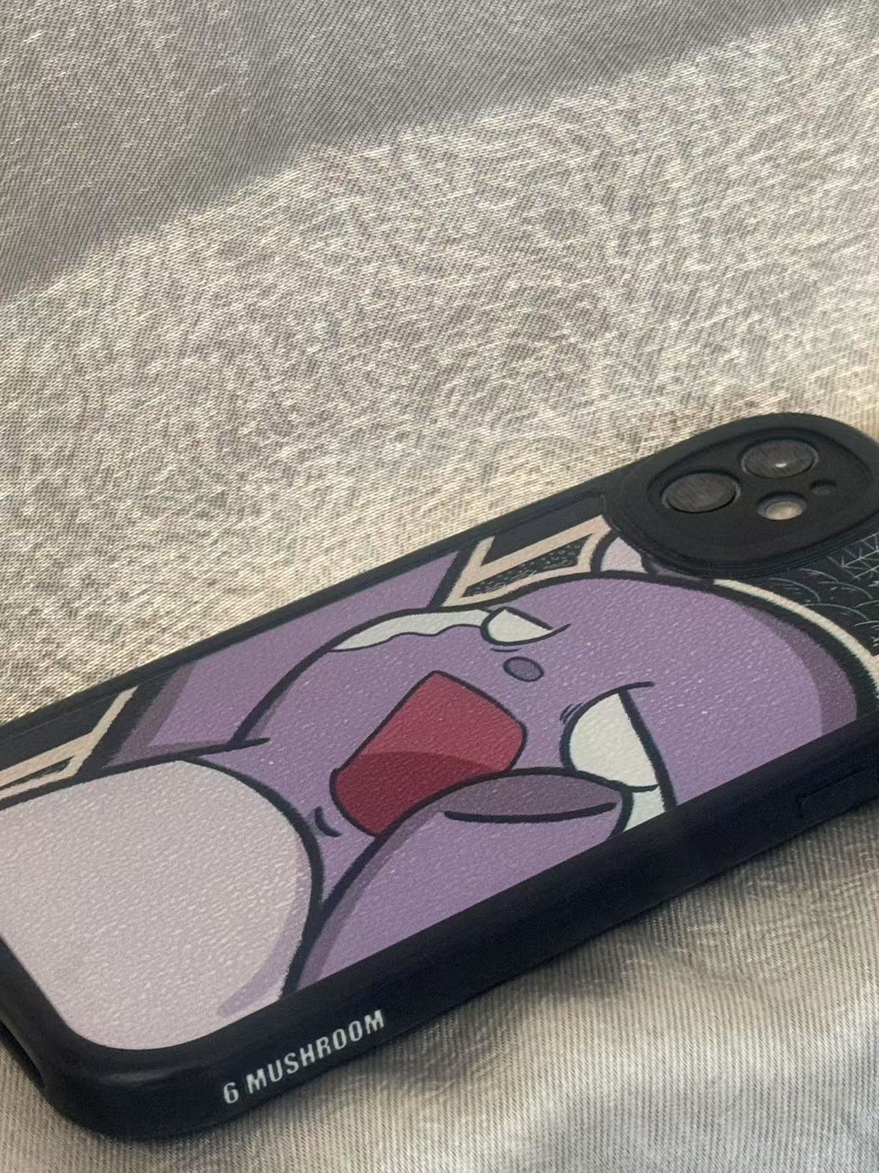 【6 Mushroom】Phone case suitable for iPhone 15, 14, 13 | Compatible with MagSafe