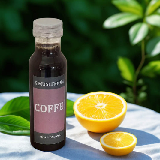 【6 Mushroom 】Coffee, 1 gram of sugar, 10 grams of protein, 90 calories