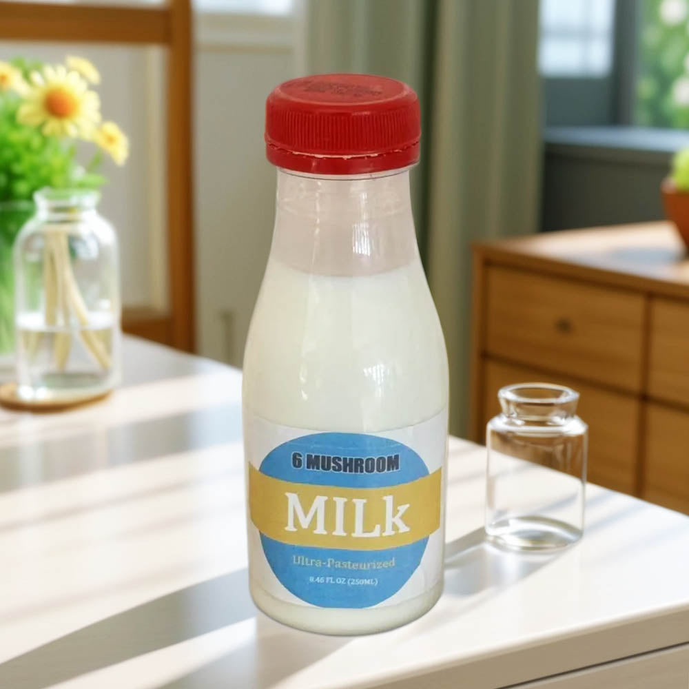 【6 Mushroom 】100% grass fed organic 2% low-fat milk, half gallon