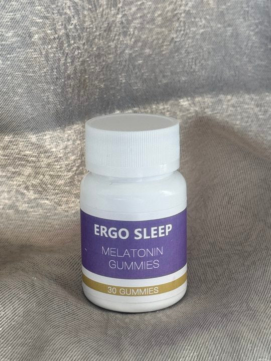 【ERGO SLEEP】Melatonin gummies,(Adult version), Lights Out gummies - chewable sleep support supplement