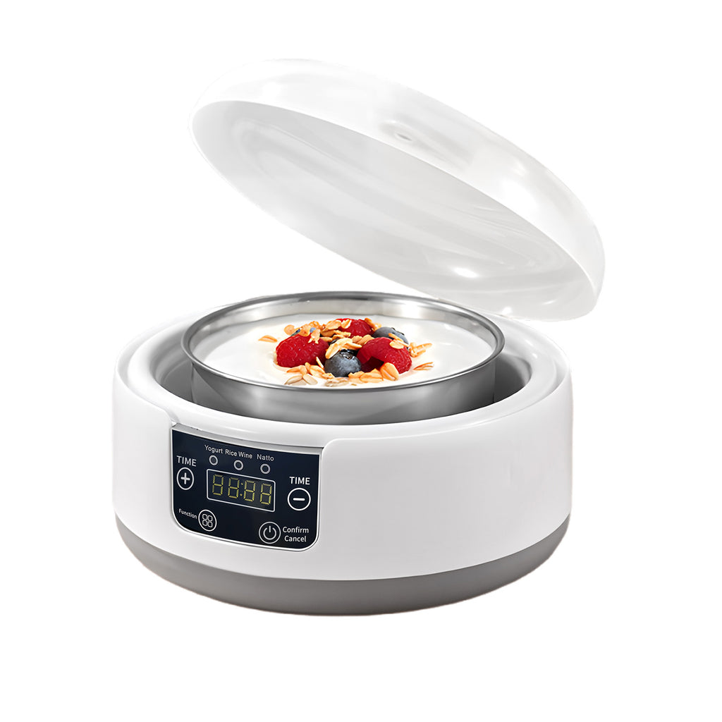 Yogurt Maker with Adjustable Time and Temperature Control,Automatic Digital Yoghurt Maker Machine  Inner Pot for Home Organic Yogurt,Natto and Rice Wine