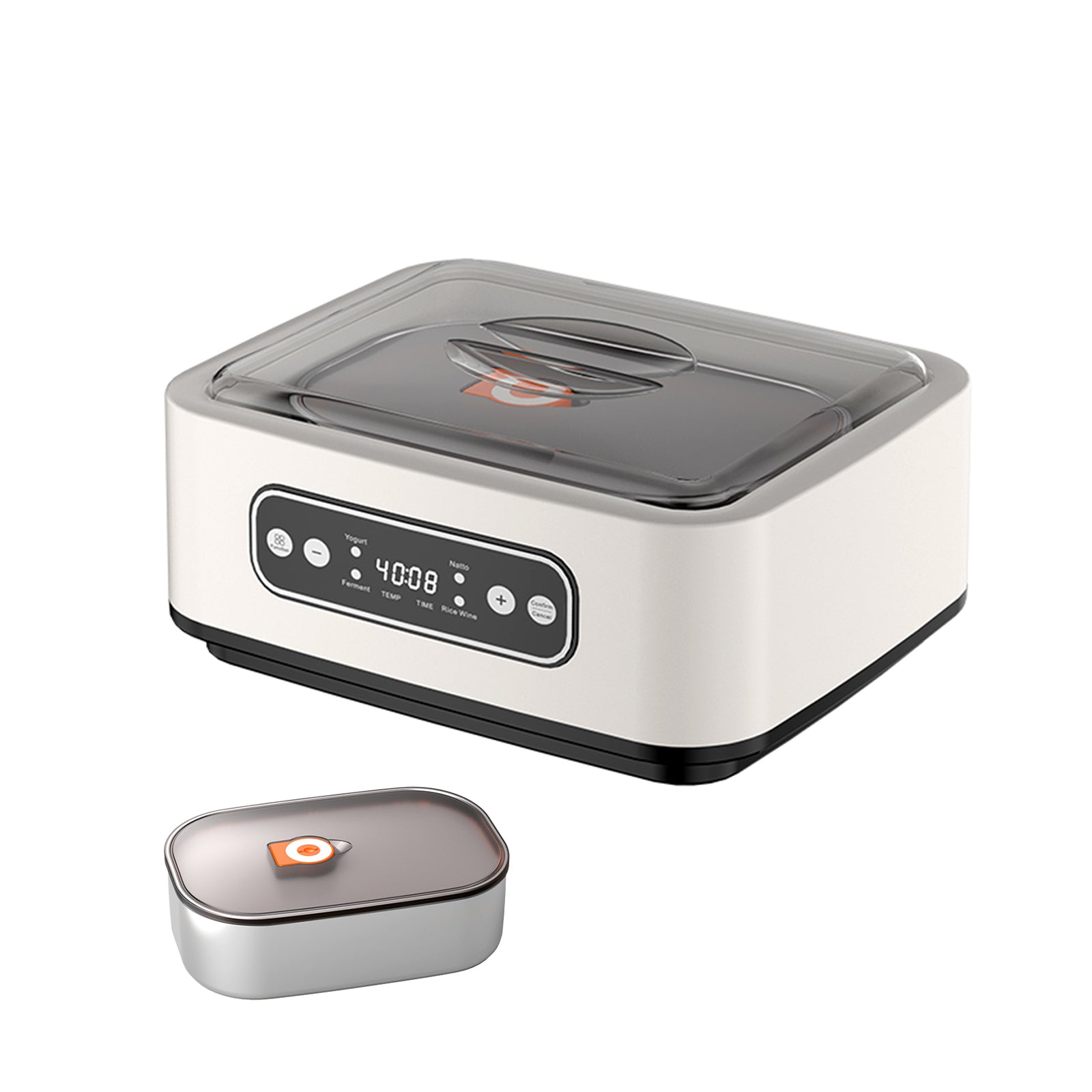 Yogurt Maker with Adjustable Time and Temperature Control,Automatic Digital Yoghurt Maker Machine  Inner Pot for Home Organic Yogurt,Natto and Rice Wine
