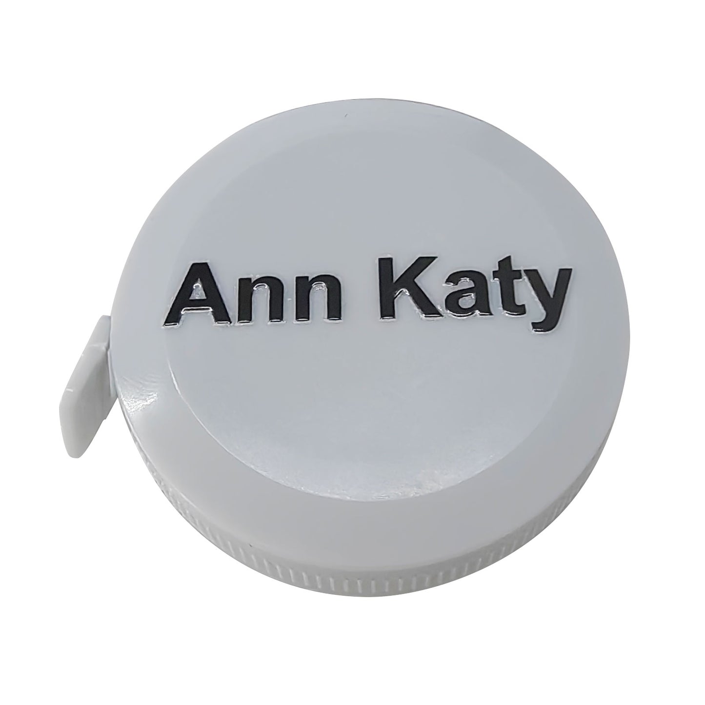 Ann Katy Tape measure, dual scales in inches and centimeters, retractable design for easy storage