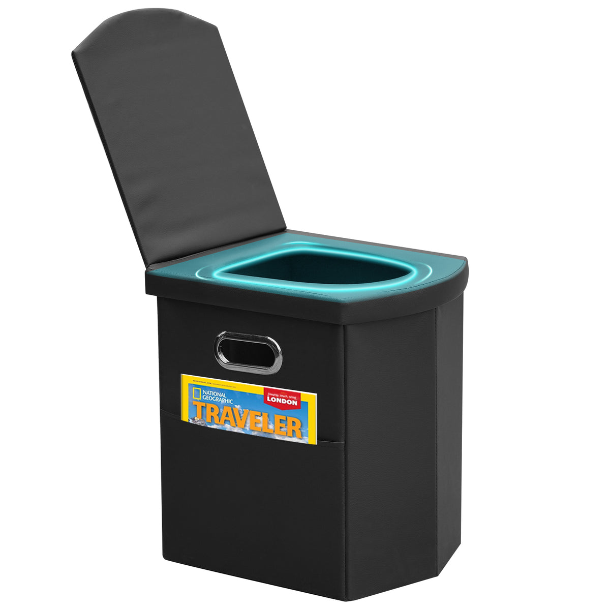 Annkaty Upgrade XL Portable Toilet for Adults, Extra Large Portable Tr