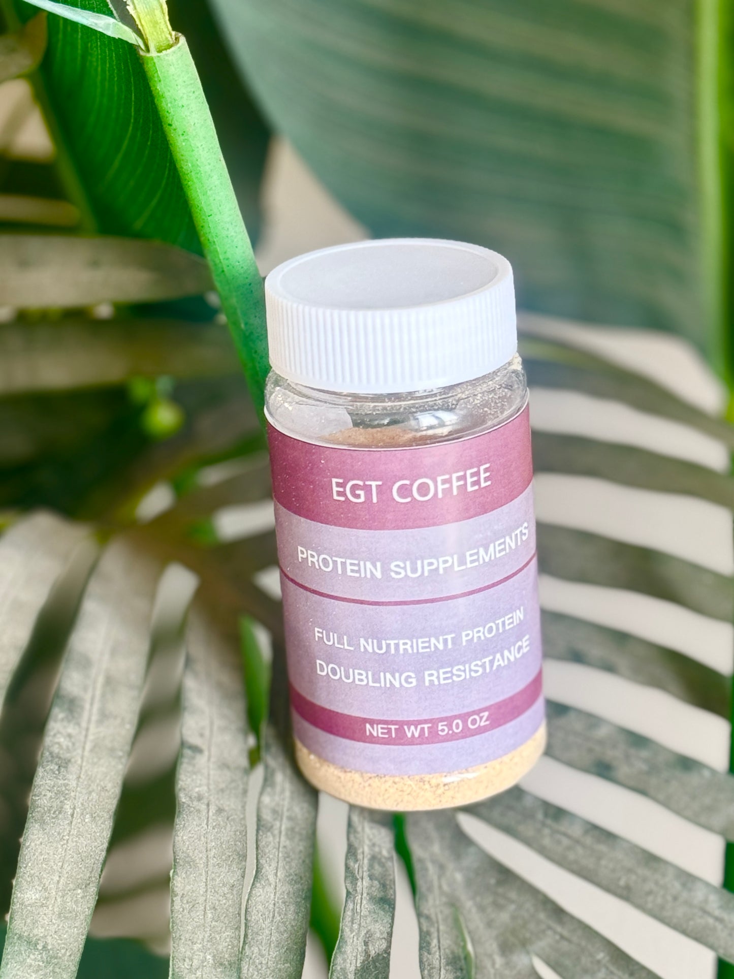 【EGT COFFEE 】protein supplement，Organic nutritional powder, containing plant protein and branched chain amino acids, probiotics and digestive enzymes, free of gluten and lactose
